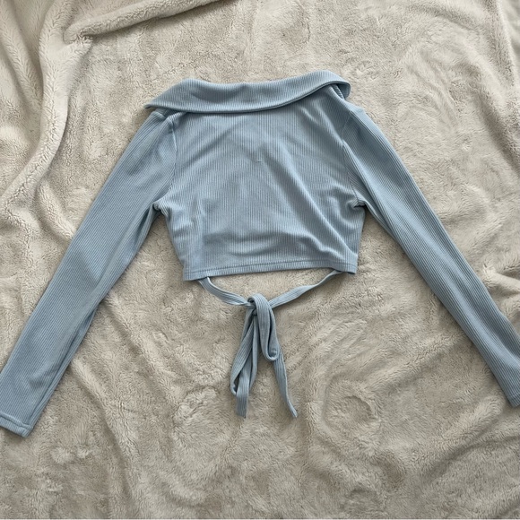 blue longs sleeve - Picture 2 of 3